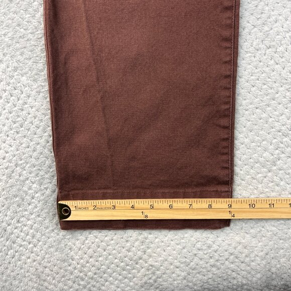 Pendleton Womens High Waist Canvas Crop Pant Duck Cloth Wide Leg Sz 4 - Picture 10 of 15